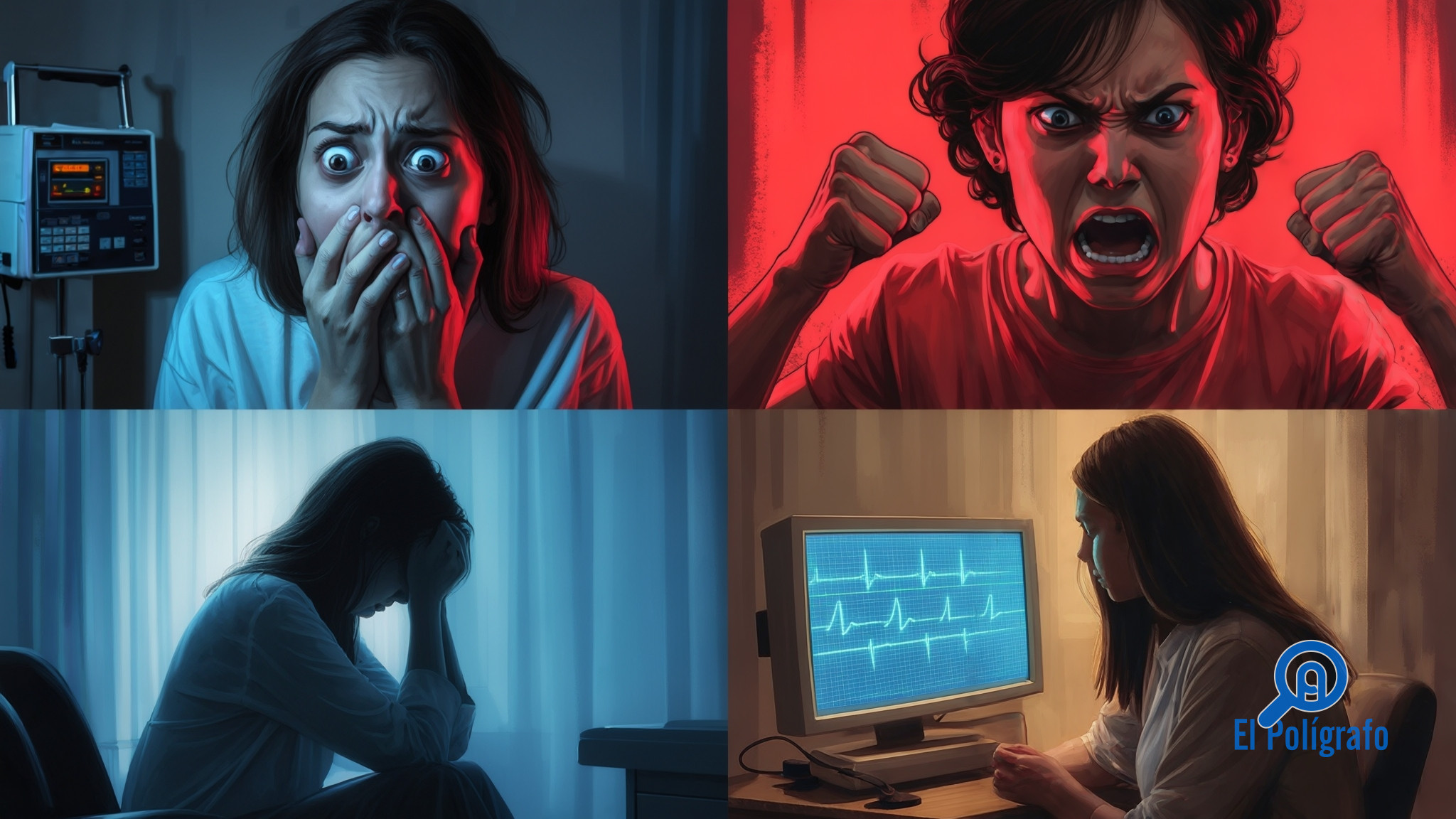 Las fases emocionales de enfrentar una infidelidad segun las pruebas de poligrafo